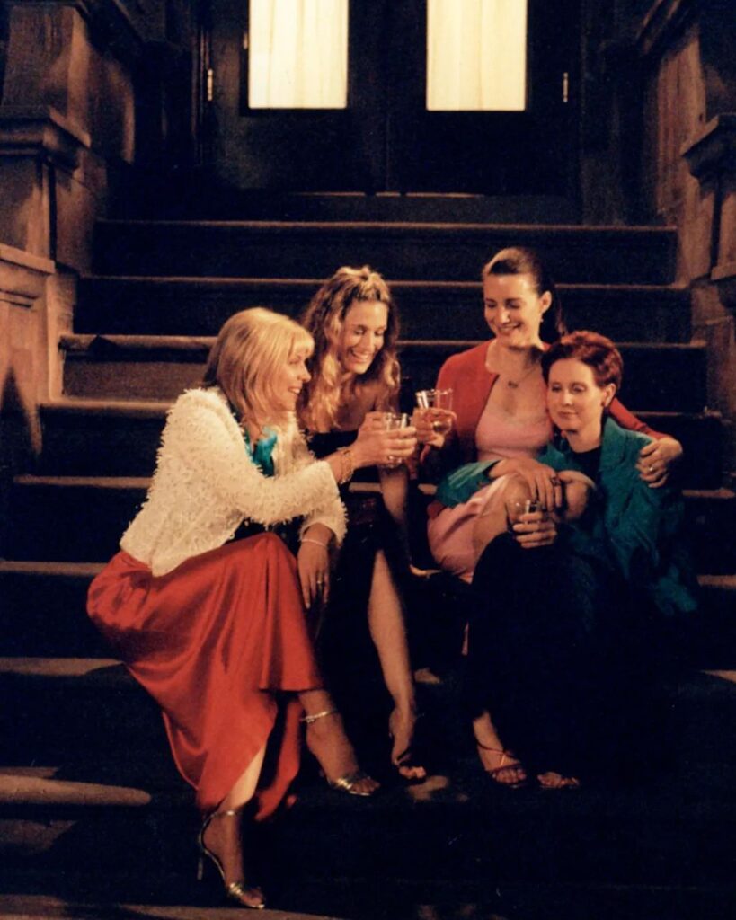 Samantha Jones, Carrie Bradshaw, Charlotte York e Miranda Hobbes - Reprodução Instagram @sexandthecitytv